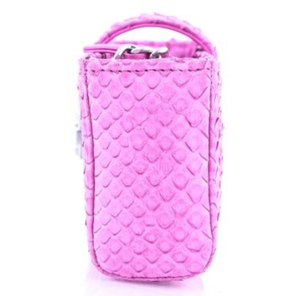 Chanel Boy Python Wallet On Chain Pink - Picture 2 of 7